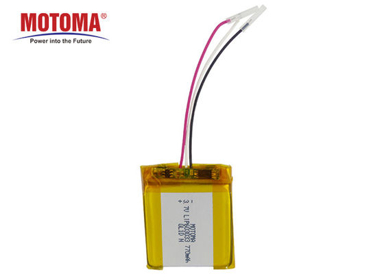 Certificado UL1642 recarregável da bateria de lítio do PCM do perseguidor 770mah de GPS