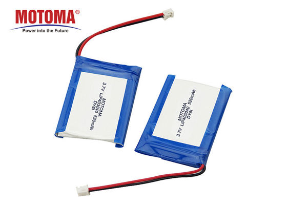 O baixo auto descarrega o bloco 3.7V 520mAh da bateria de IOT, lítio feito sob encomenda Ion Battery Packs do UL do CE