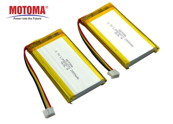 Motoma UL1642 aprovou a bateria 3,7 V 2800mah de Lipo do lítio para o detector