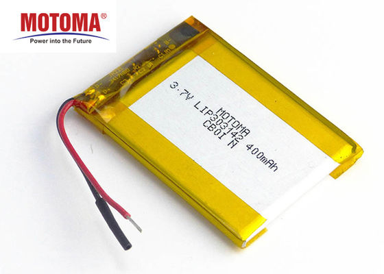 Lítio ultra magro Ion Battery 400mah para o dispositivo solitário do trabalhador