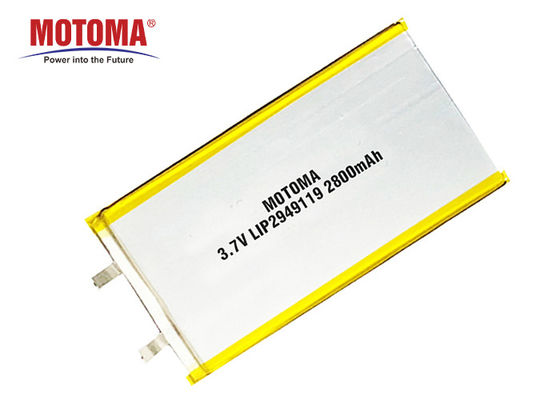 500 vezes dão um ciclo o material da bateria 2800mAh NMC do polímero do portátil da vida
