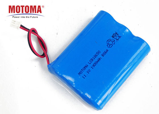 11.1V lítio Ion Cylindrical Battery, 18650 blocos da bateria recarregável para Toy Car