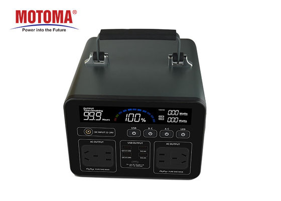 Centrais elétricas de acampamento de 12v 700wh portáteis com 110V/220V sistema entrado solar da saída da C.C. da C.A. 12v 15v