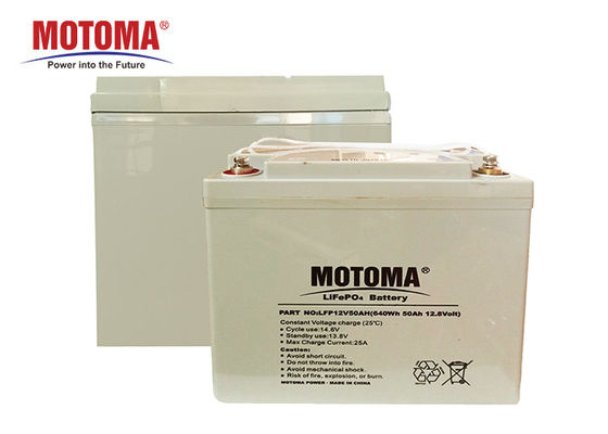 100% DOD Lifepo4 Lithium Battery 12.8V 50Ah Long Cycle Life 4000 Times For UPS